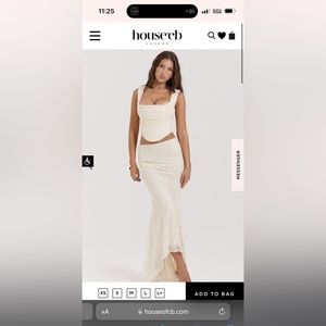 Selling house of CB 2 piece lace set. New with tags. Never worn.